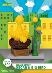 Sesame Street D-Stage PVC Statue Oscar & Big Bird 12 cm 4711385261219