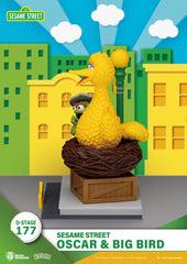Sesame Street D-Stage PVC Statue Oscar & Big Bird 12 cm 4711385261219