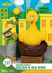 Sesame Street D-Stage PVC Statue Oscar & Big Bird 12 cm 4711385261219