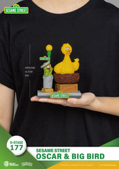 Sesame Street D-Stage PVC Statue Oscar & Big Bird 12 cm 4711385261219