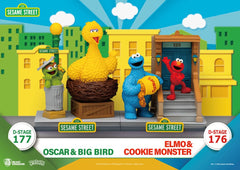 Sesame Street D-Stage PVC Statue Oscar & Big Bird 12 cm 4711385261219