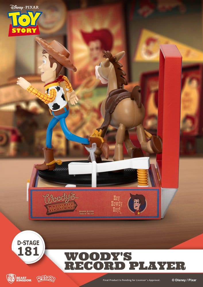 Toy Story Record Player Series PVC figure Woody's Record Player 13 cm 4711385264524