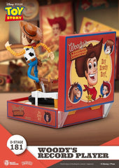 Toy Story Record Player Series PVC figure Woody's Record Player 13 cm 4711385264524