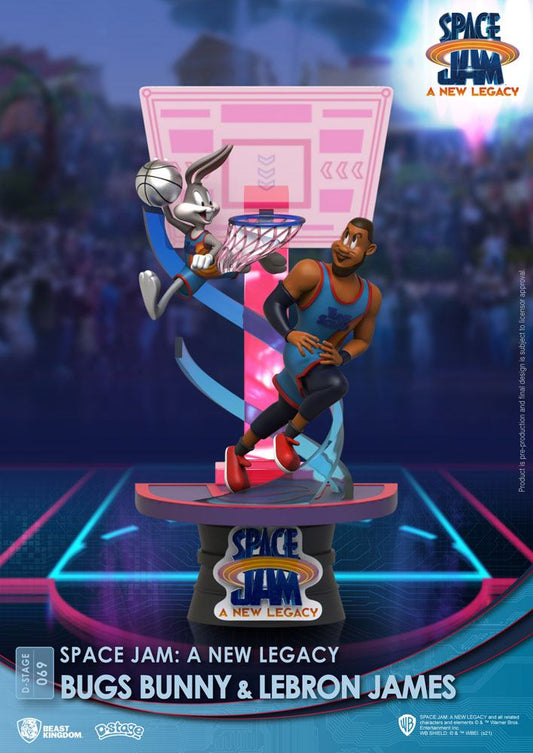 Space Jam: A New Legacy D-Stage PVC Diorama Bugs Bunny & Lebron James New Version 15 cm 4711061157959