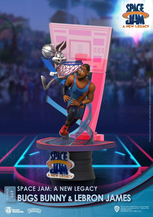 Space Jam: A New Legacy D-Stage PVC Diorama Bugs Bunny & Lebron James New Version 15 cm 4711061157959