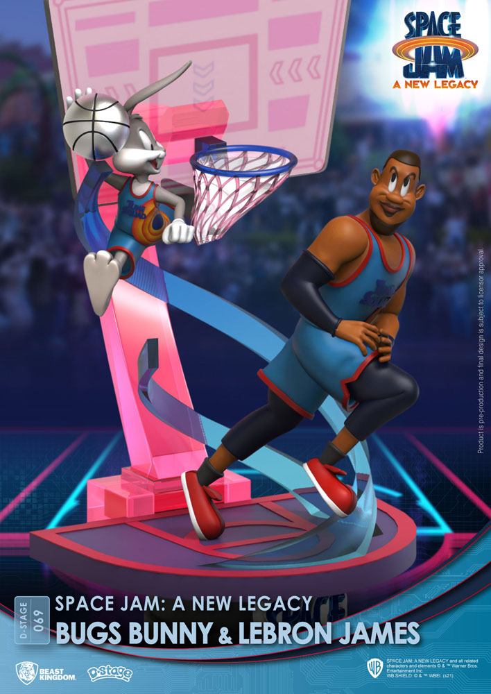 Space Jam: A New Legacy D-Stage PVC Diorama Bugs Bunny & Lebron James New Version 15 cm 4711061157959