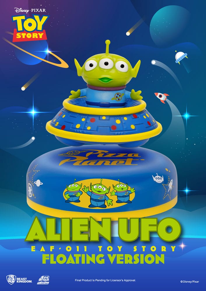 Toy Story Egg Attack Floating Model Alien UFO 6 cm 4711385266184
