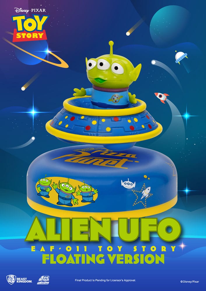 Toy Story Egg Attack Floating Model Alien UFO 6 cm 4711385266184