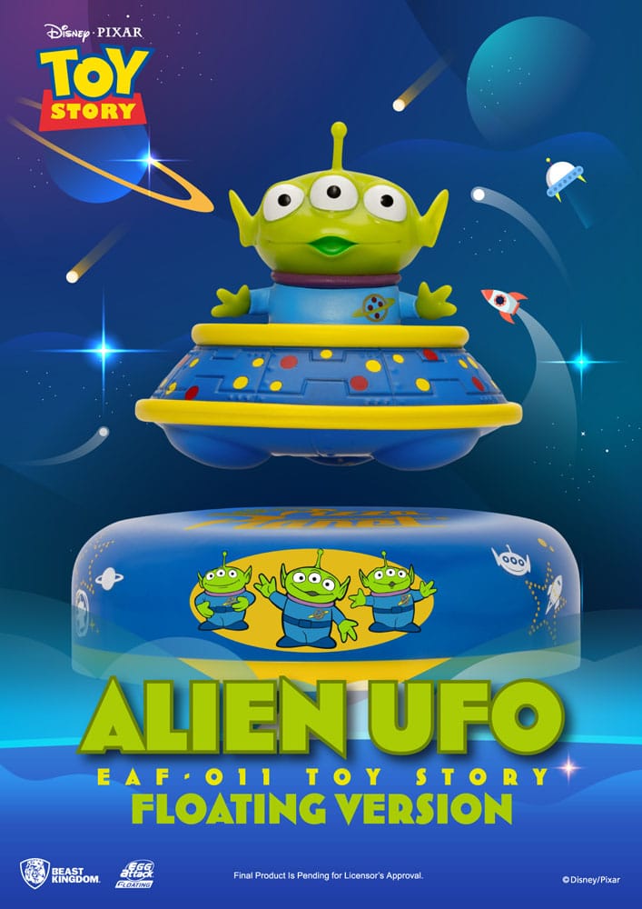 Toy Story Egg Attack Floating Model Alien UFO 6 cm 4711385266184
