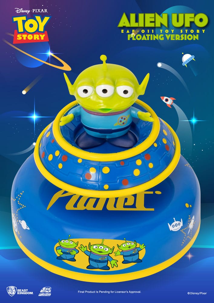 Toy Story Egg Attack Floating Model Alien UFO 6 cm 4711385266184