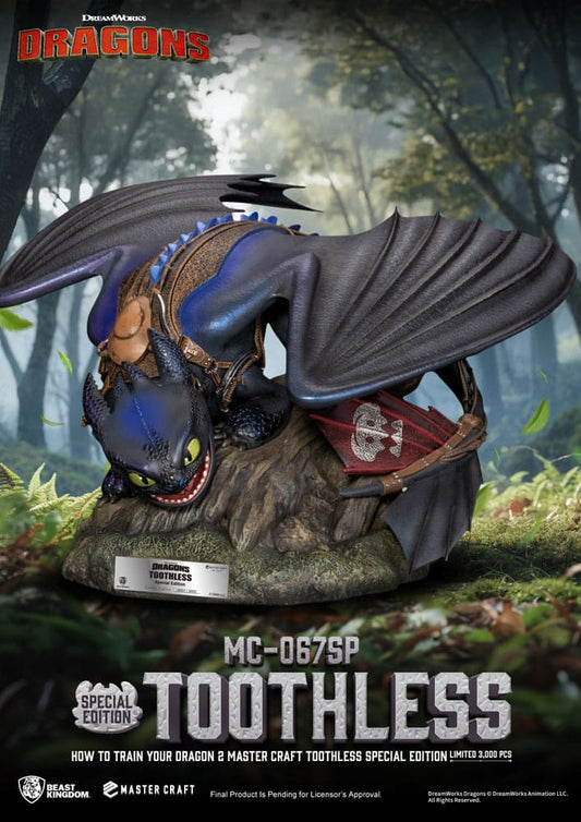 How To Train Your Dragon 2 Master Craft Statue Toothless 38 cm 4711385250046