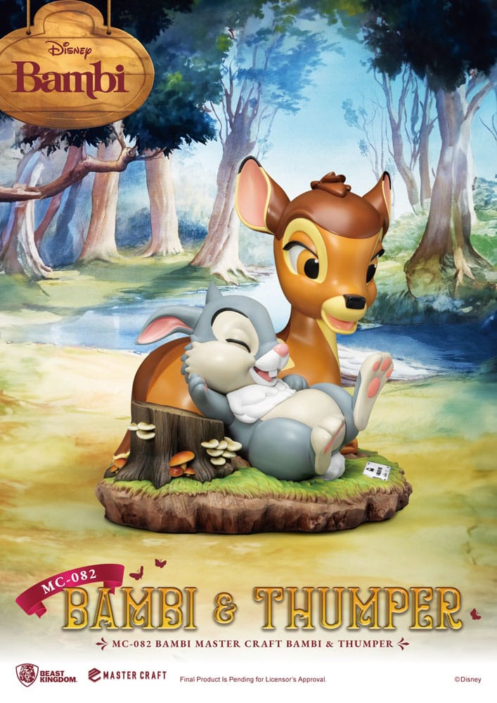 Disney Master Craft Statue Bambi & Thumper 26 cm 4711385243567