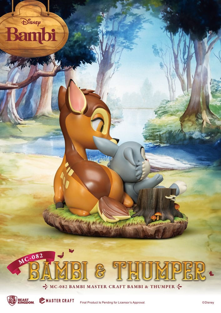 Disney Master Craft Statue Bambi & Thumper 26 cm 4711385243567