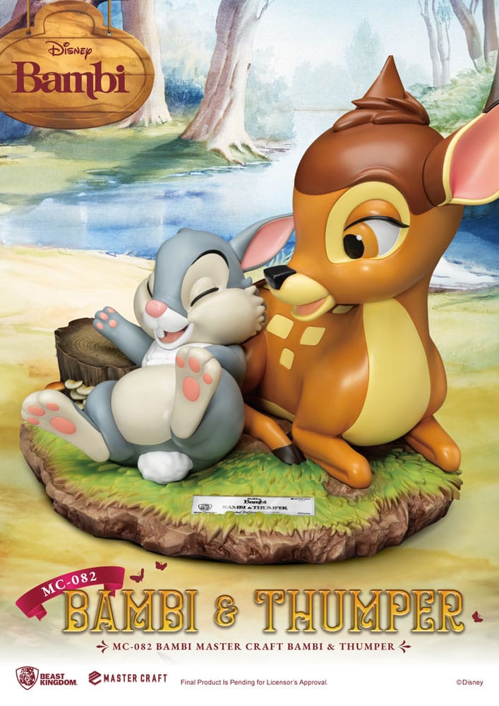 Disney Master Craft Statue Bambi & Thumper 26 cm 4711385243567