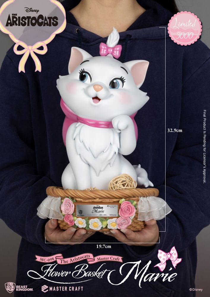 Aristocats Master Craft Statue Flower Basket Marie 32 cm 4711385253467