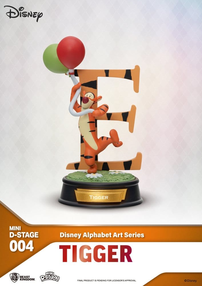 Disney Mini Diorama Stage Statues 6-pack Alphabet Art 10 cm 4711385240801