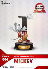 Disney Mini Diorama Stage Statues 6-pack Alphabet Art 10 cm 4711385240801