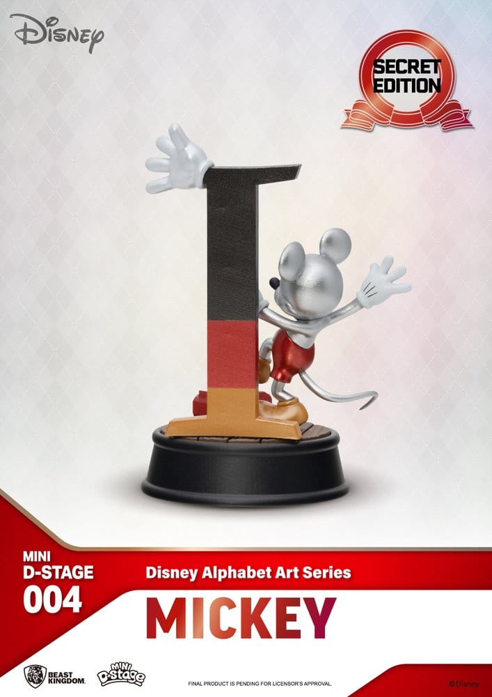 Disney Mini Diorama Stage Statues 6-pack Alphabet Art 10 cm 4711385240801
