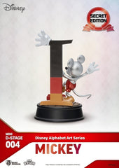 Disney Mini Diorama Stage Statues 6-pack Alphabet Art 10 cm 4711385240801