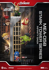 Marvel Mini Egg Attack Figures The Infinity Saga Stark Tower series Tony Stark & Mark VII suit pod mod 12 cm 4711203459545