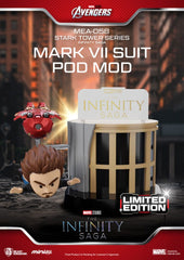Marvel Mini Egg Attack Figures The Infinity Saga Stark Tower series Tony Stark & Mark VII suit pod mod 12 cm 4711203459545