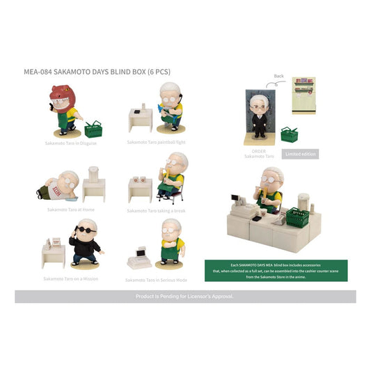 Sakamoto Nichijou Store Series figures Sakamoto Taro Blind Box (6)  4711385261547