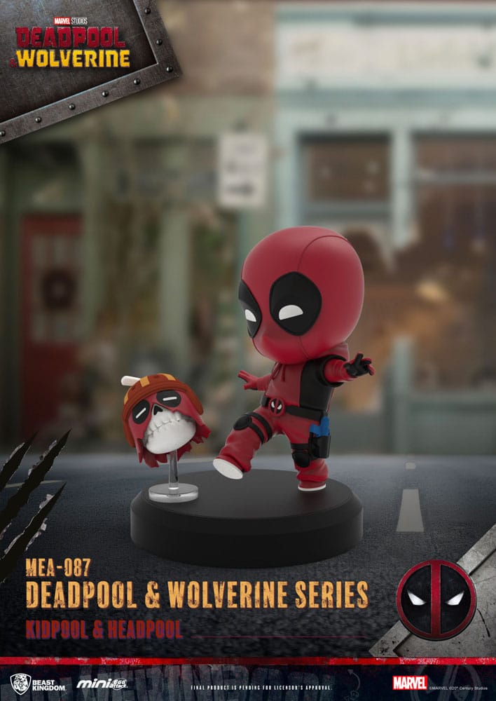 Deadpool 3 Deadpool & Wolverine Series Mini Egg Attack Figures 8 cm 4711203455127