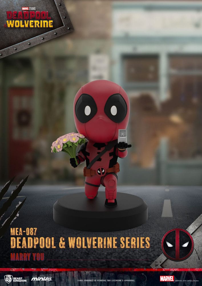 Deadpool 3 Deadpool & Wolverine Series Mini Egg Attack Figures 8 cm 4711203455127
