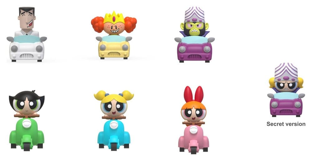 The Powerpuff Girls Pull Back Car Blind Box 5 cm Sortiment (6) 4711385268478