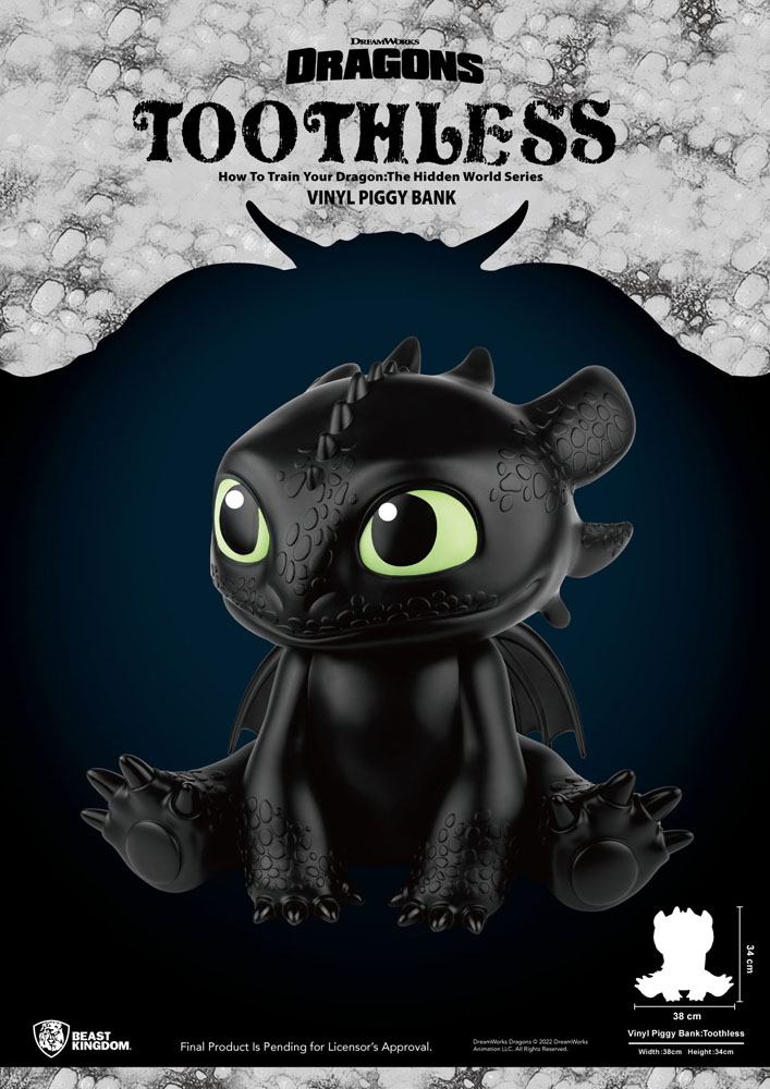 How To Train Your Dragon Piggy Vinyl Bank Too 4711203446774