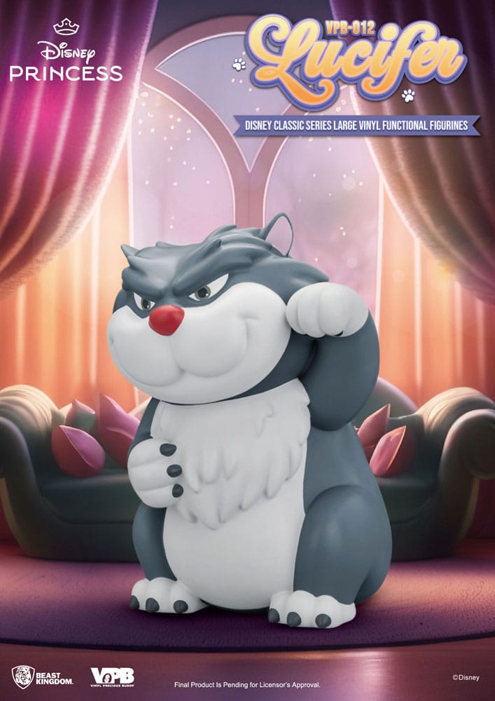 Cinderella Piggy Vinyl Bank Lucifer 33 cm  4711385246773