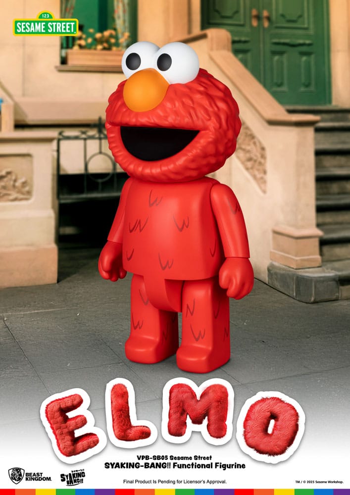Sesame Street Syaing Bang Vinyl Piggy Bank Elmo 47 cm 4711385251999