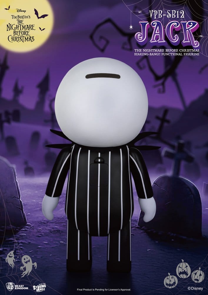 The Nightmare Before Christmas syaking-bang Figure Bank Jack 47 cm 4711694552718