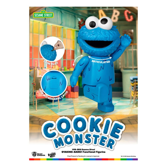 Sesame Street Syaking Bang Series PVC coin bank Cookie Monster 47 cm 4711385262827