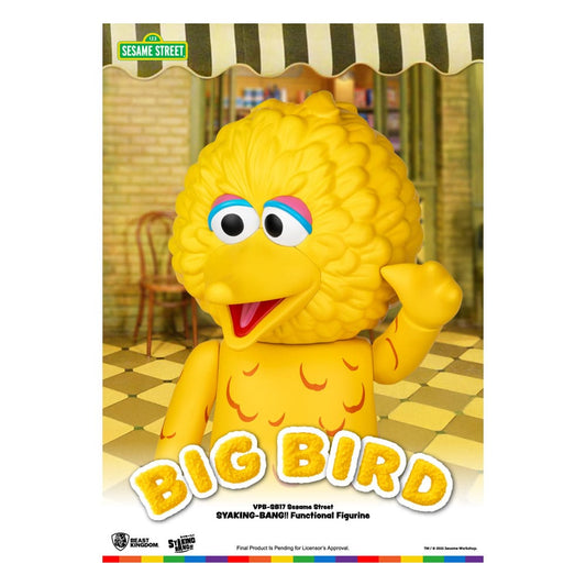 Sesame Street Syaking Bang Series PVC coin bank Big Bird 49 cm 4711385262834