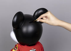 Mickey and Friends Vinyl Bank SYAKING-BANG!! Functional Figurine Race Car Micky 48 cm 4711694557508