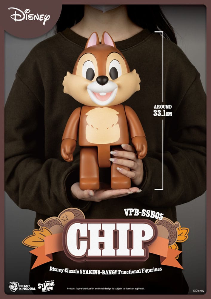 Disney: Classic Chip 'n' Dale Syaking Bang PVC Figur Chip 33 cm 4711385256116