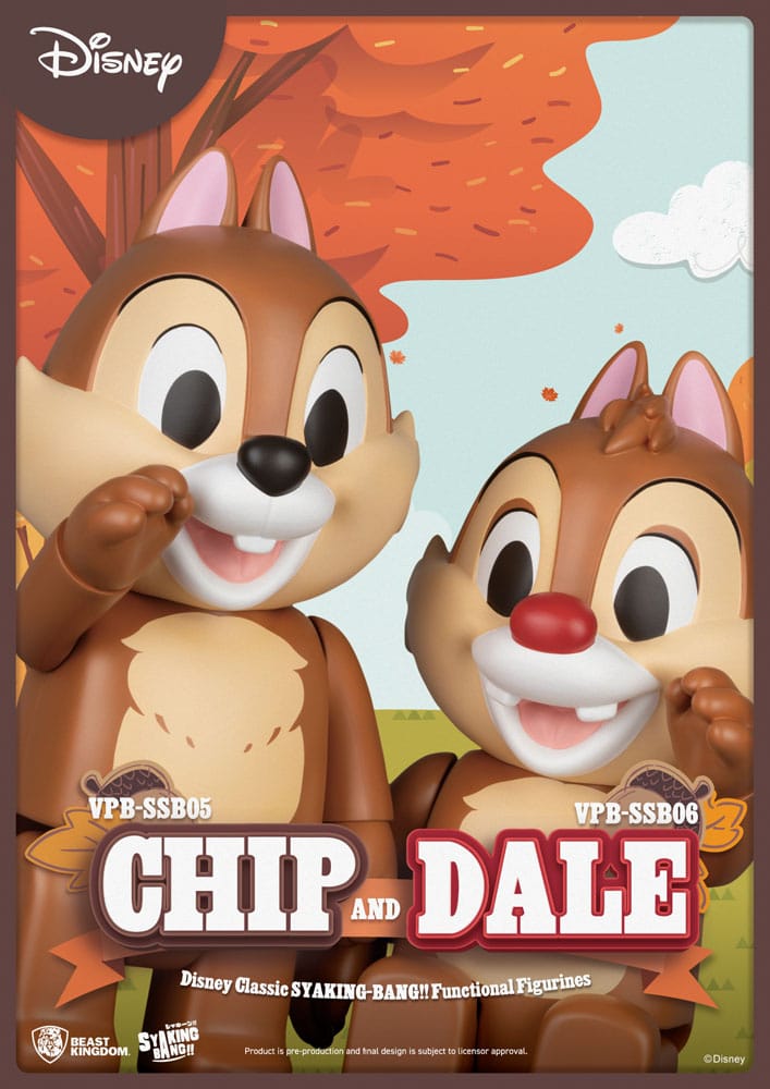 Disney: Classic Chip 'n' Dale Syaking Bang PVC Figur Chip 33 cm 4711385256116