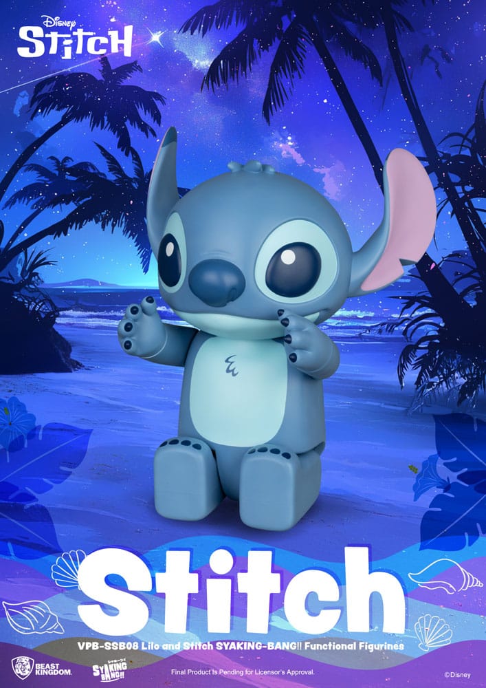 Lilo & Stitch Syaing Bang Vinyl Bank Stitch 30 cm 4711385249590
