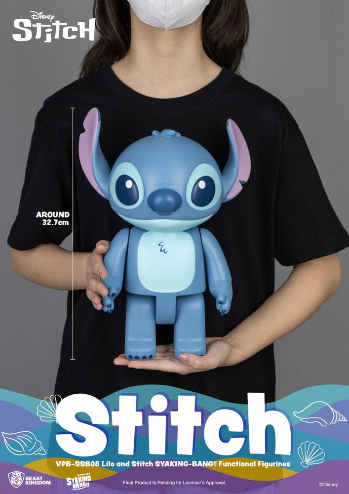 Lilo & Stitch Syaing Bang Vinyl Bank Stitch 30 cm 4711385249590