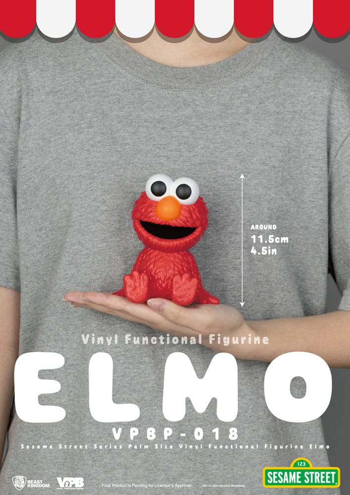 Sesame Street Piggy Vinyl Bank Elmo 12 cm  4711385262841