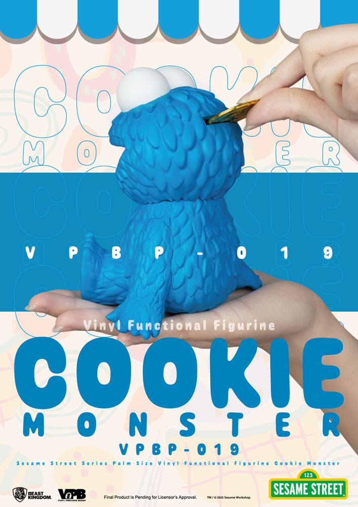 Sesame Street Piggy Vinyl Bank Cookie Monster 12 cm  4711385262858