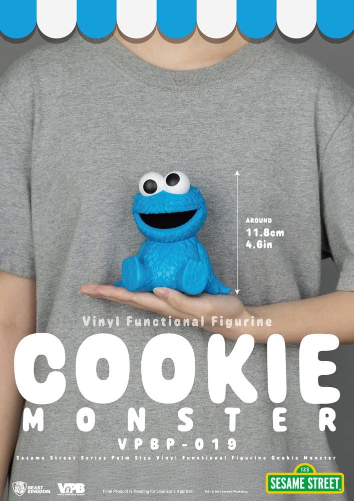 Sesame Street Piggy Vinyl Bank Cookie Monster 12 cm  4711385262858