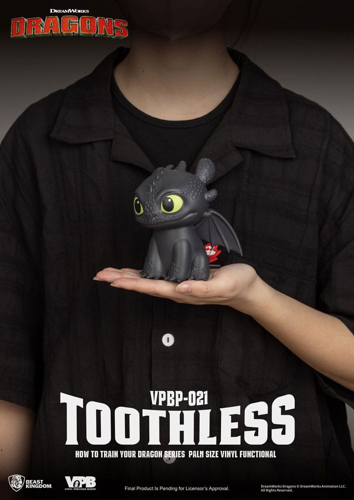 How to Train Your Dragon Piggy Vinyl Bank Toothless 12 cm  4711385259711