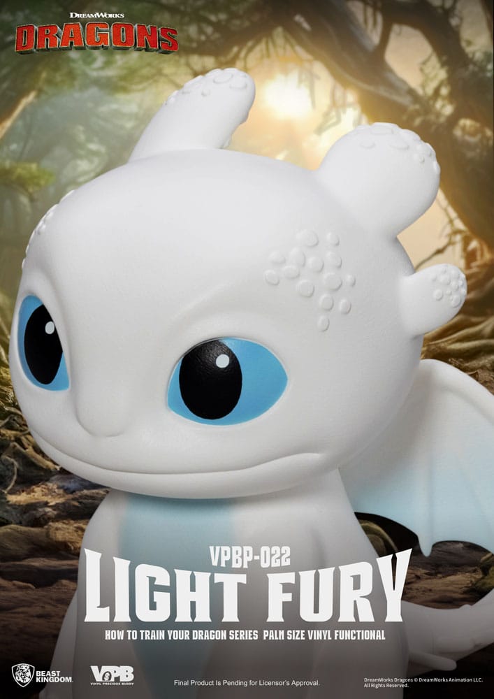 How To Train Your Dragon Piggy Vinyl Bank Light Fury 12 cm 4711385259728
