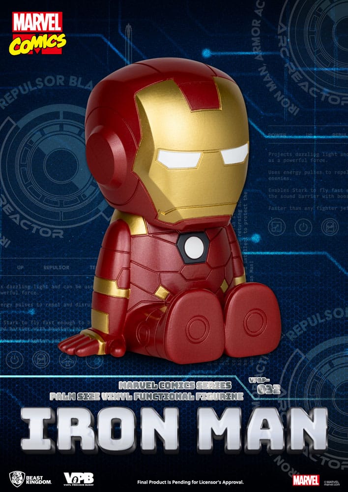 Classic Marvel Comics Piggy Vinyl Bank Iron-man 12 cm 4711385263756