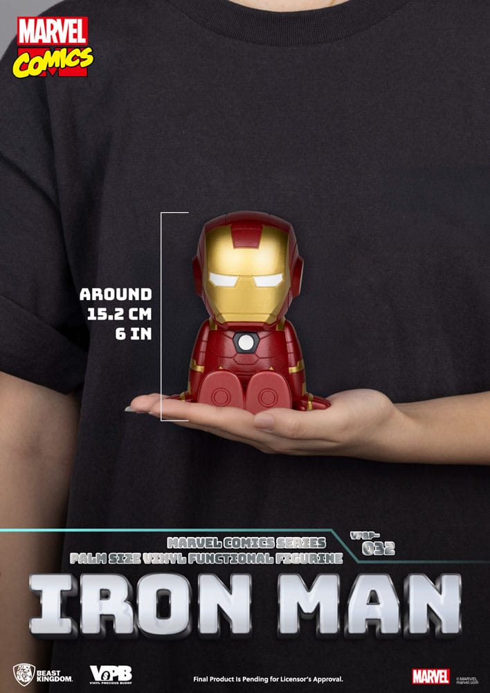 Classic Marvel Comics Piggy Vinyl Bank Iron-man 12 cm 4711385263756
