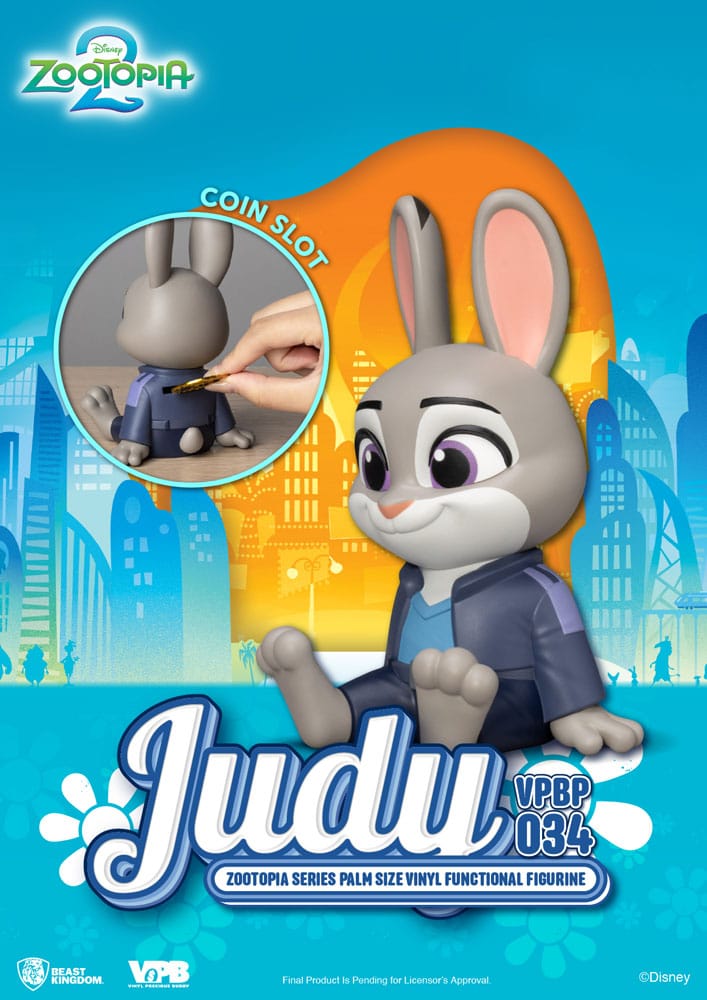 Zootopia Piggy Vinyl Bank Judy 15 cm 4711385264876
