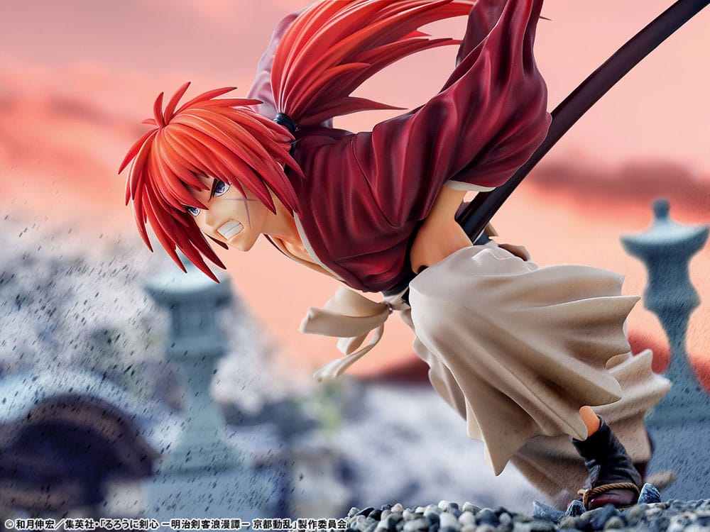 Rurouni Kenshin: Meiji Kenkaku Romantan Kyoto Douran PVC Statue 1/6 Kenshin Himura Amakakeruryuunohirameki Ver. 26 cm 4573629960056