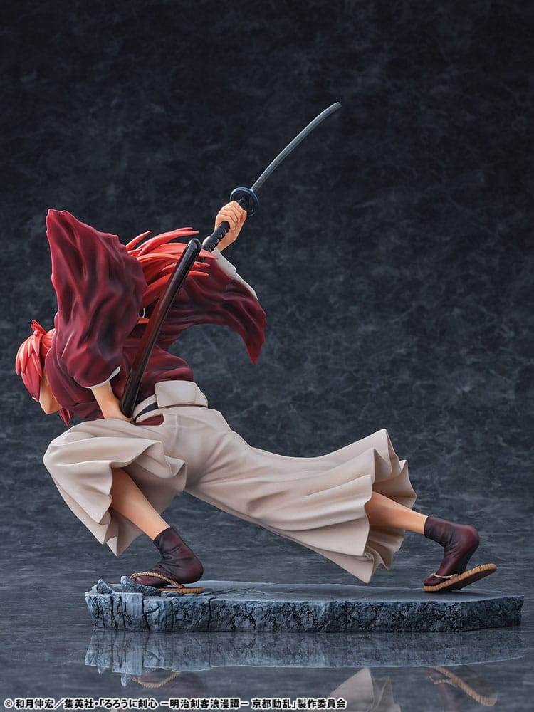 Rurouni Kenshin: Meiji Kenkaku Romantan Kyoto Douran PVC Statue 1/6 Kenshin Himura Amakakeruryuunohirameki Ver. 26 cm 4573629960056
